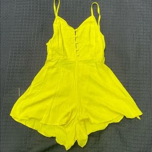 Yellow romper